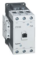 Контактор CTX³ 100 3P 75A (AC-3) 2но2нз ~48В | код 416192 |  Legrand